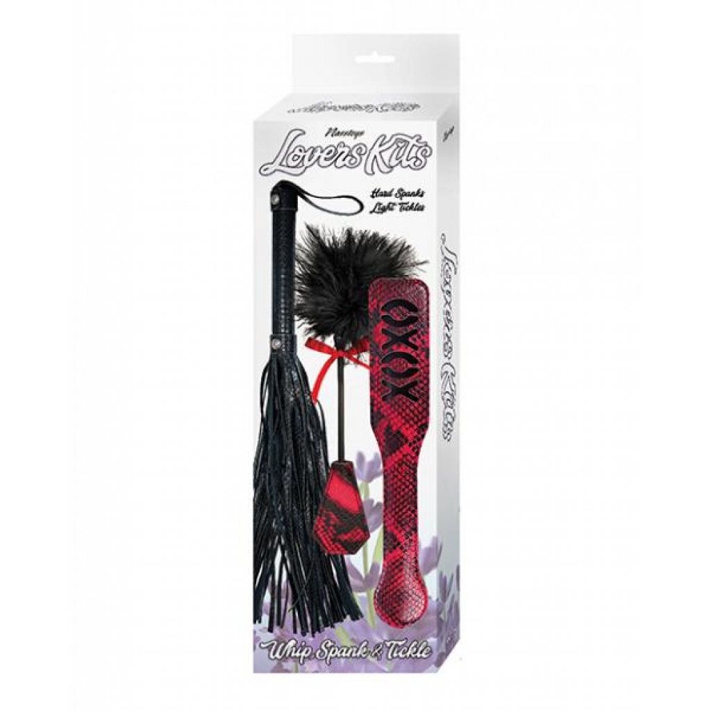 Lovers Kits Whip, Tickle & Paddle Set