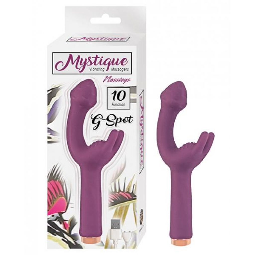 Mystique Vibrating G Spot Massager - Eggplant