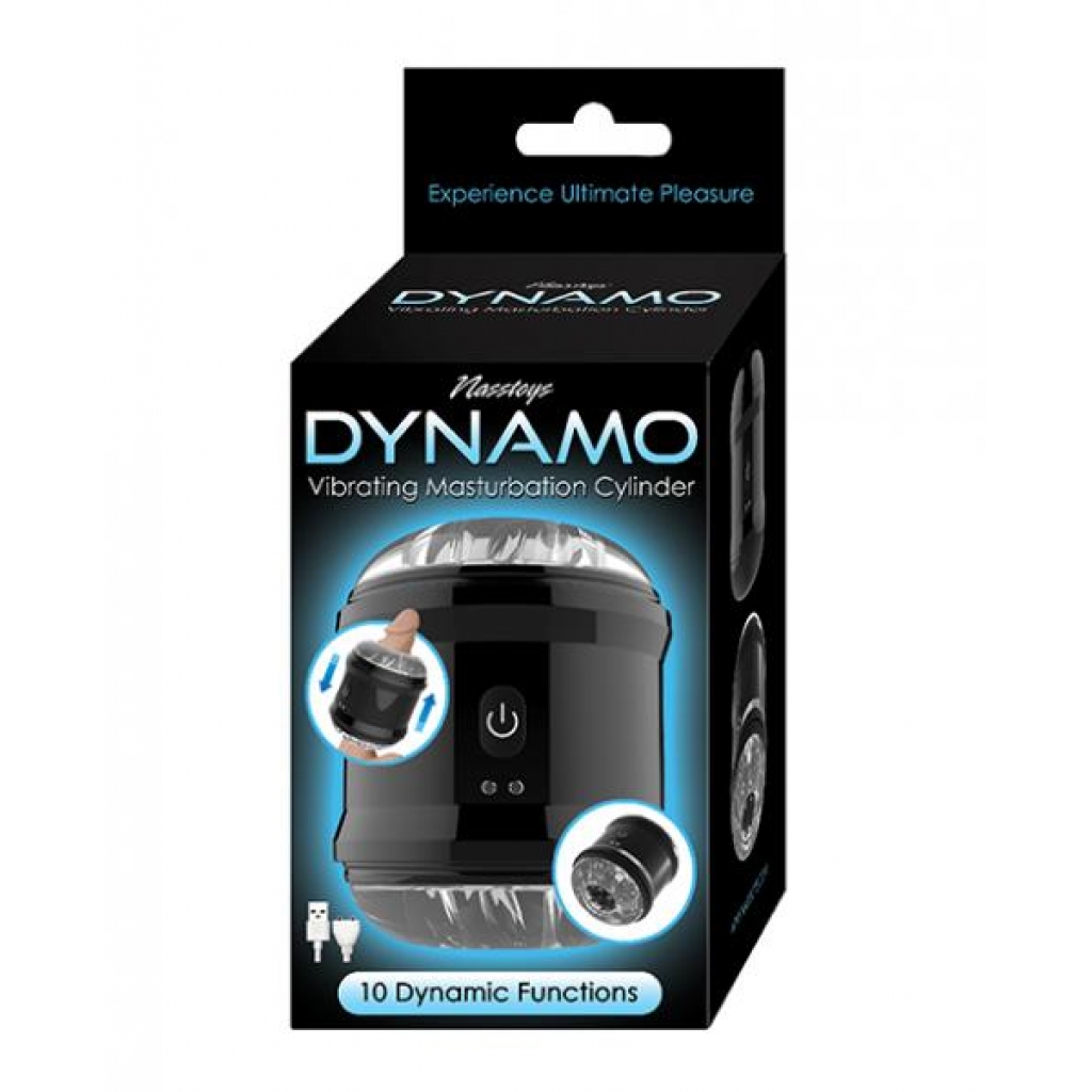 Dynamo Vibrating Masturbator - Black