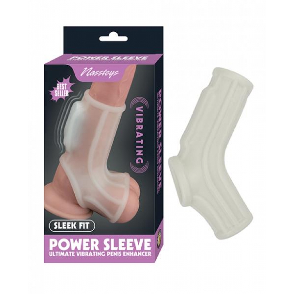 Vibrating Power Sleeve Sleek Fit - White