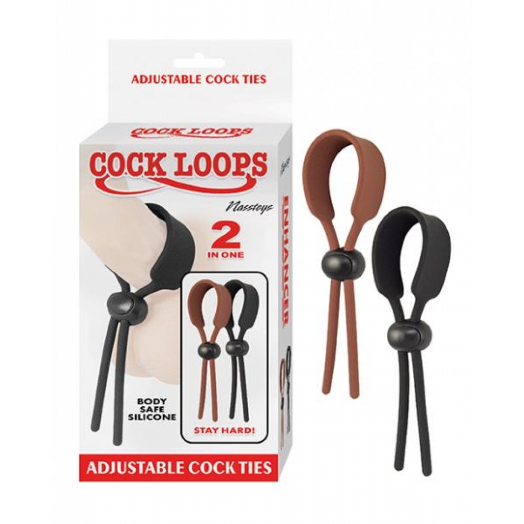 Cock Loops Adjustable Cock Ties - Versatile Bondage