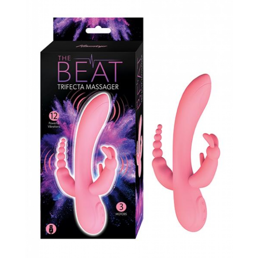 The Beat Trifecta Massager - Pink