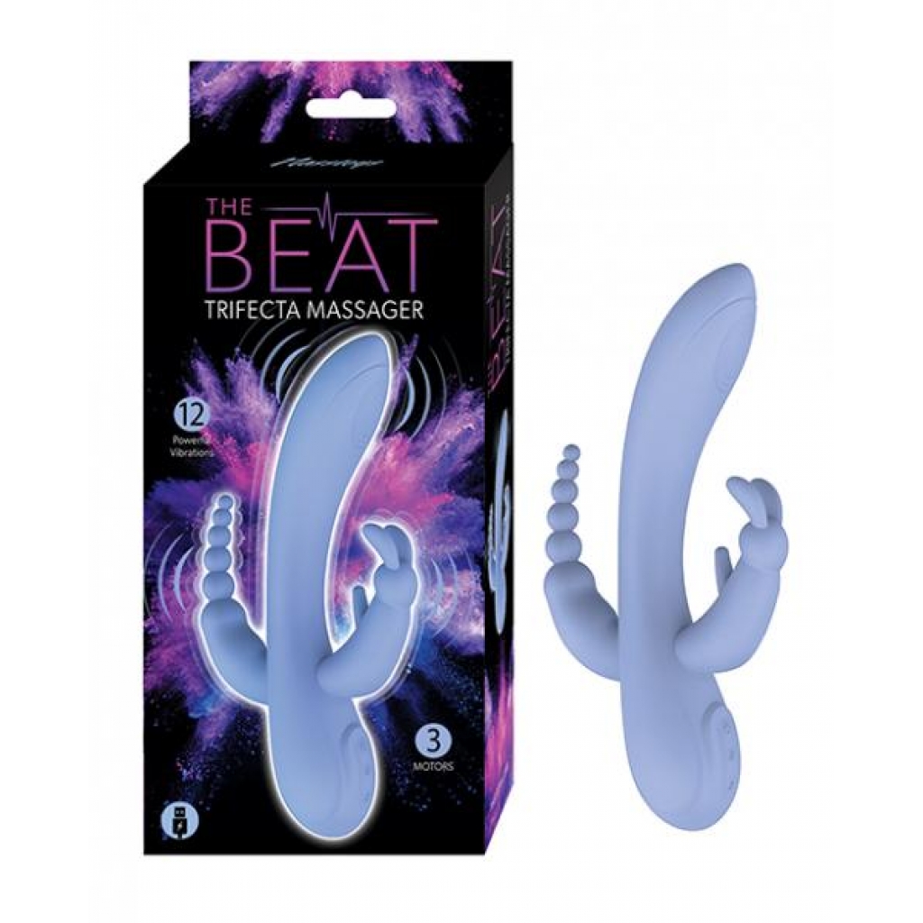 The Beat Trifecta Massager: Violet Bliss