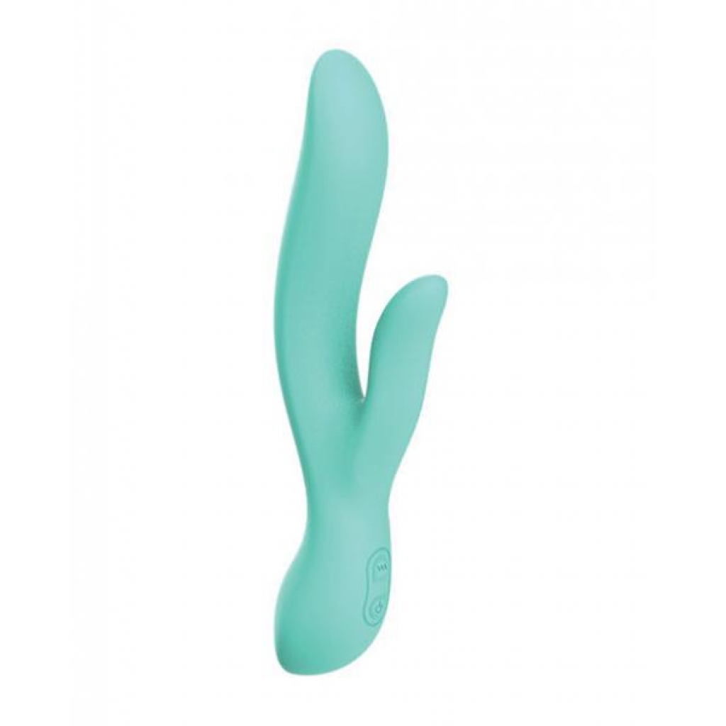 Wild Pop Vibe - Molly Rabbit Dual Vibrator - Aqua