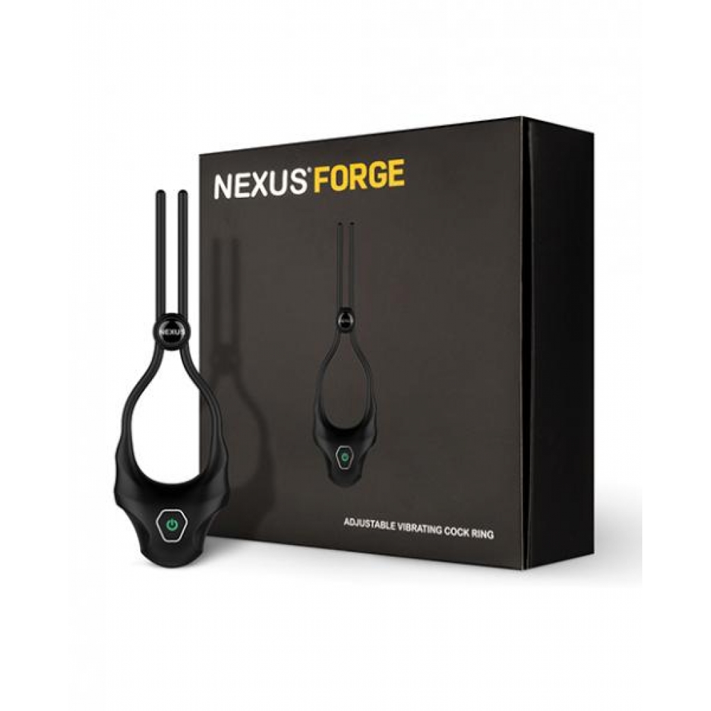 Nexus Forge Single Lasso Vibrating Cock Ring - Black