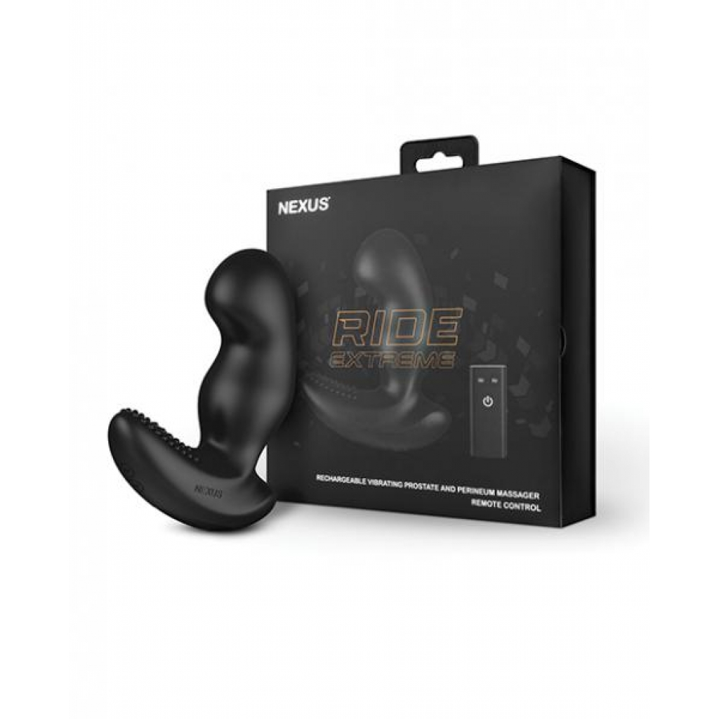 Nexus Ride Extreme Vibrating Prostate & Perineum Massager - Black