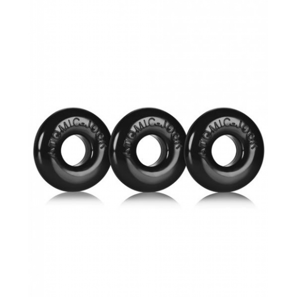 Oxballs Ringer Donut - Pack Of 3 Black