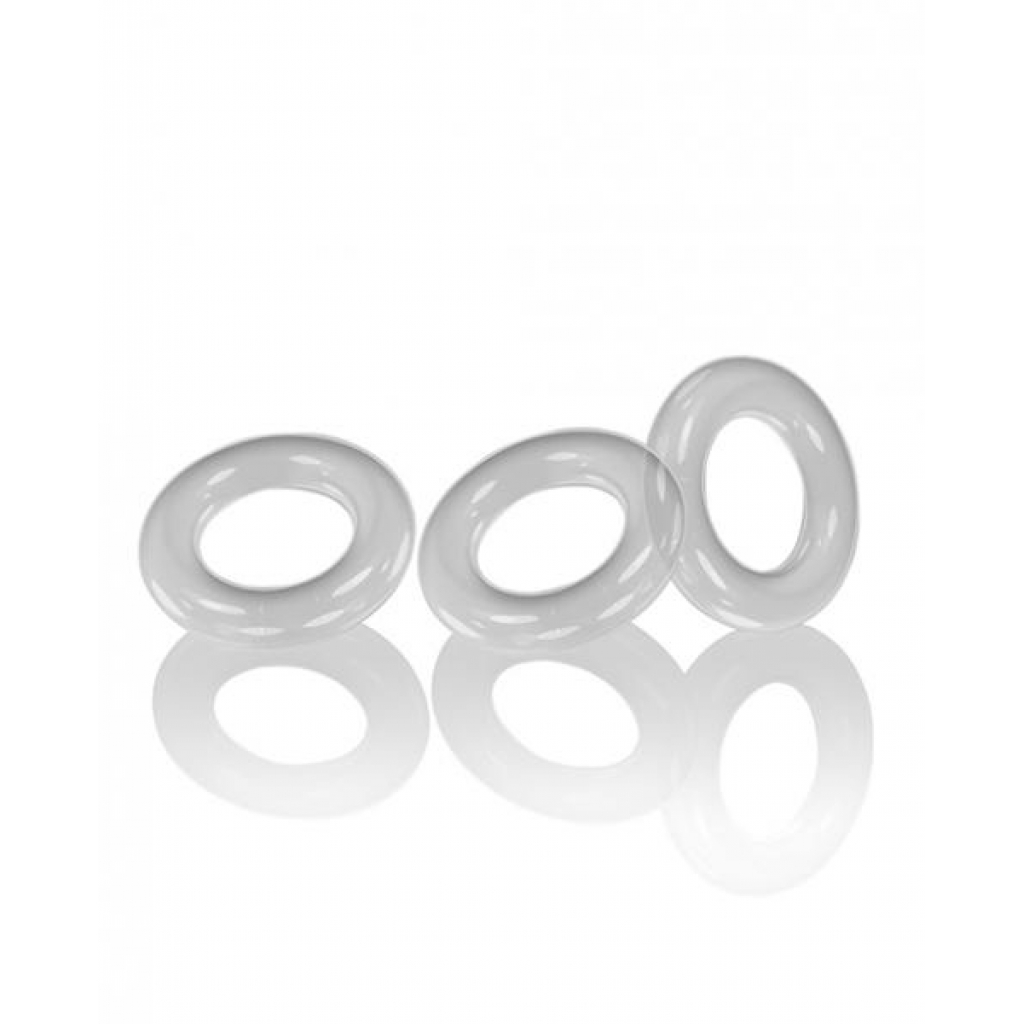 Oxballs Willy Rings - Clear - Pack of 3