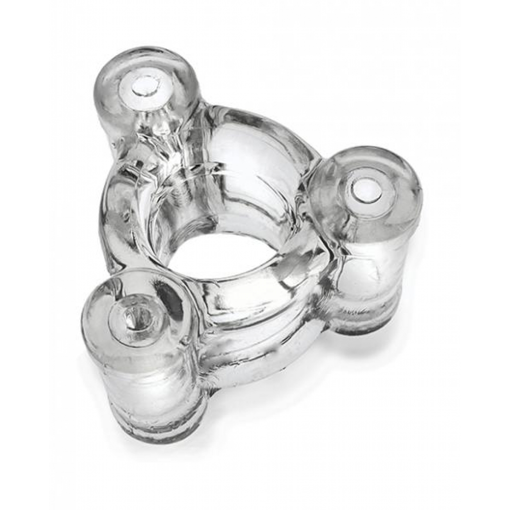 Oxballs Buzz Squeeze Ballstretcher Vibe - Clear