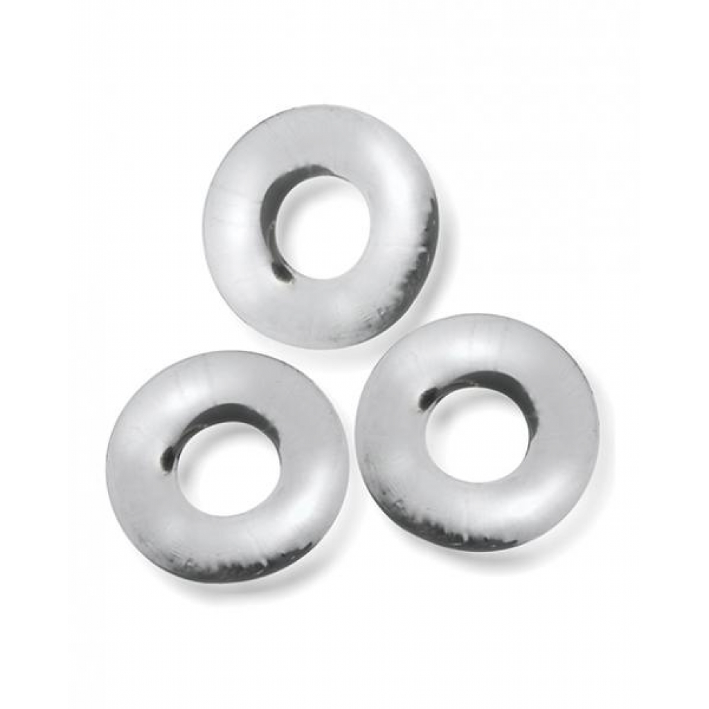 Oxballs Fat Willy 3 Pack Jumbo Cock Rings - Clear