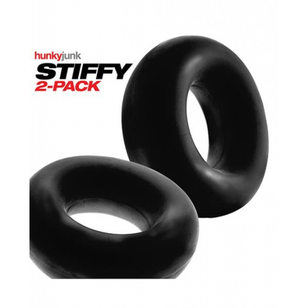 Hunky Junk Stiffy 2 Pack Cockrings - Enhanced Support