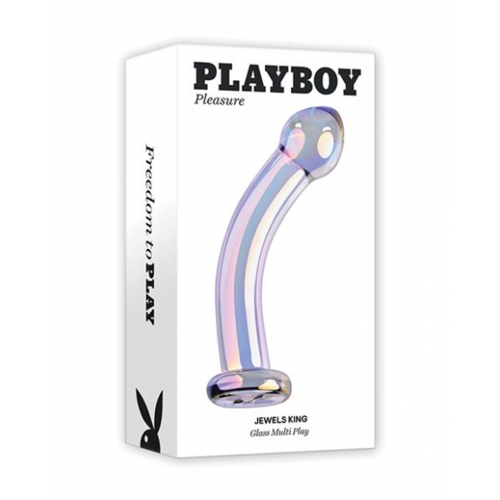 Playboy Pleasure Jewels King Dildo - Clear