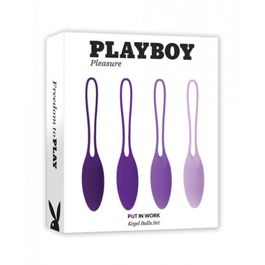 Playboy Pleasure Put In Work Kegel Set - Enhance Your Intimacy