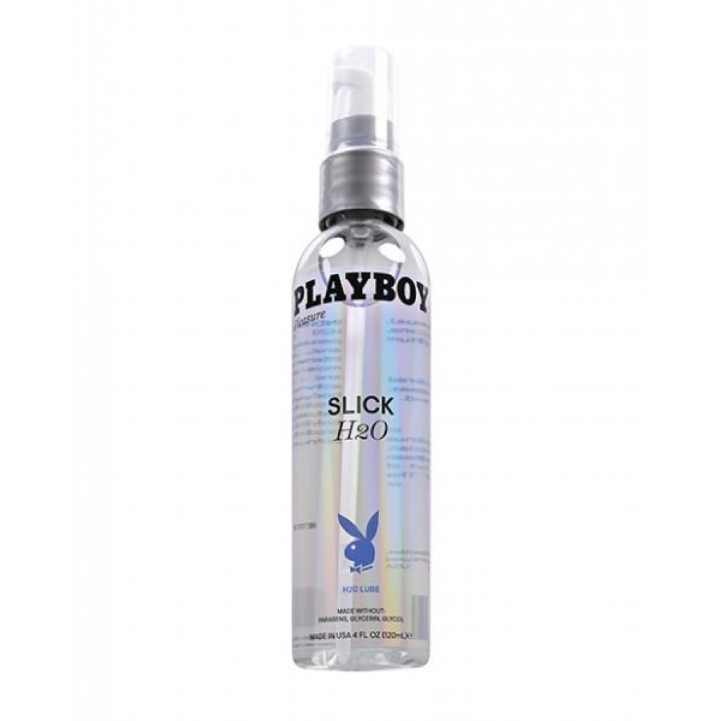 Playboy Pleasure Slick H20 Lubricant - 4 Oz