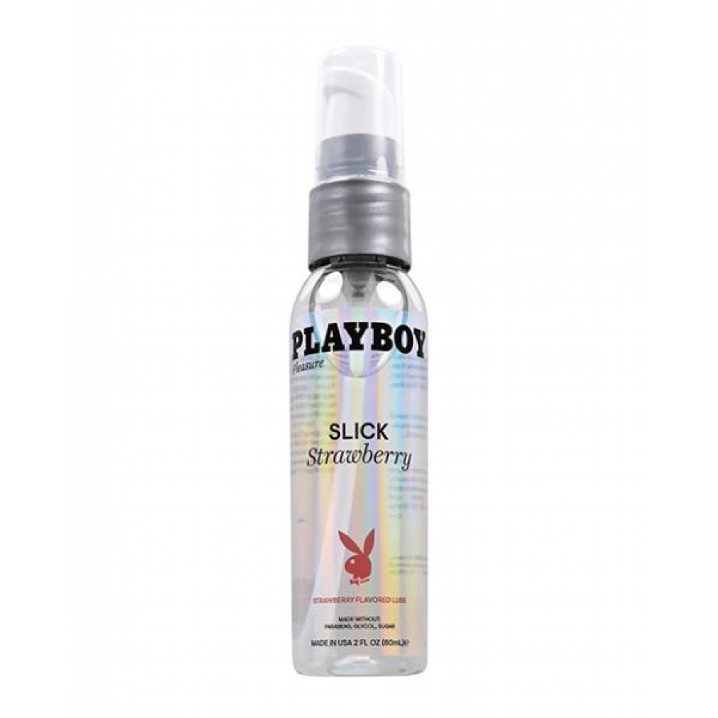 Playboy Pleasure Slick Lubricant - 2 Oz Strawberry