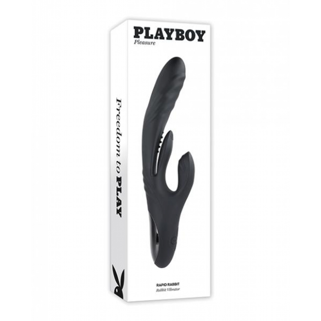 Playboy Pleasure Rapid Rabbit Vibrator - 2 AM