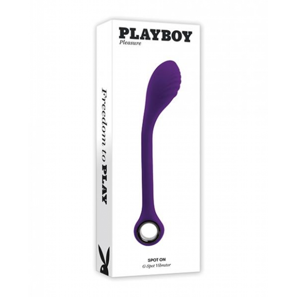 Playboy Pleasure Spot On G-spot Vibrator - Acai