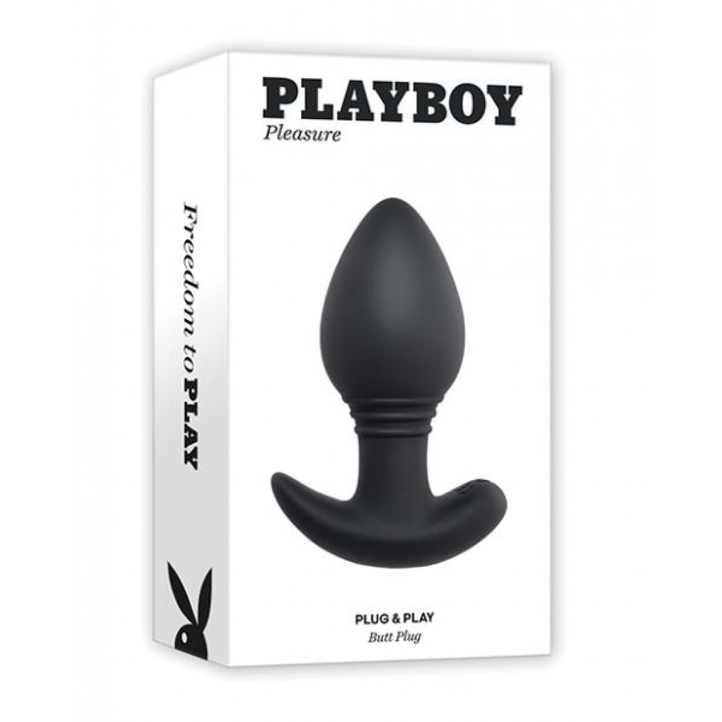 Playboy Pleasure Plug & Play Butt Plug: Navy Elegance