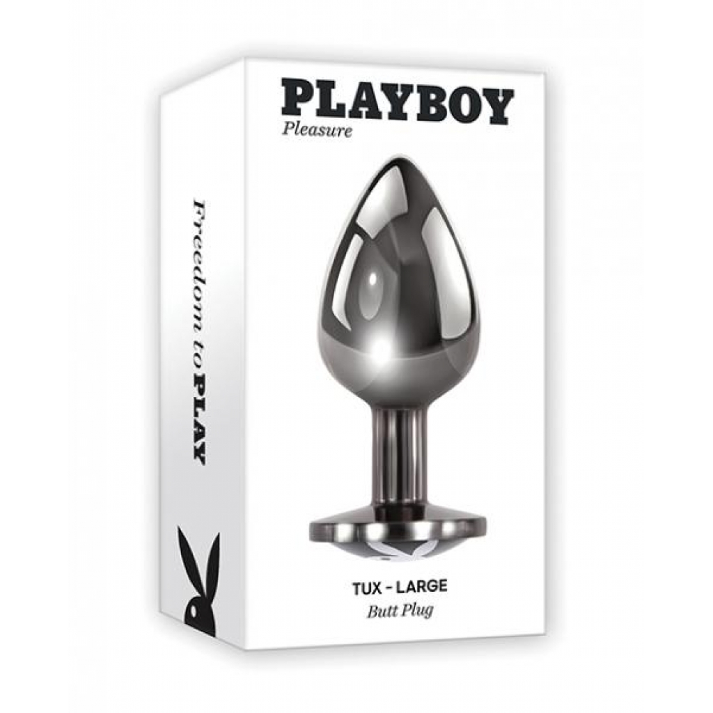 Playboy Pleasure Tux Butt Plug - Large - Elegant Design