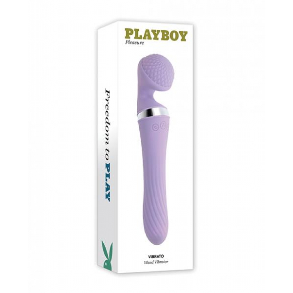 Playboy Pleasure Vibrator Wand - Vibrato in Lilac