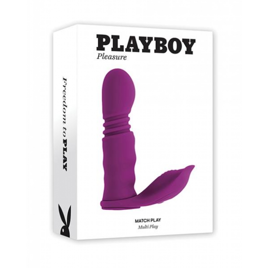 Playboy Pleasure Match Play Dual Vibrator - Fuchsia