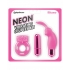 Neon Vibrating Couples Kit - Pink