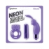 Neon Vibrating Couples Kit - Purple