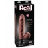 Real Feel Deluxe No 10 Vibrating Dildo - Brown