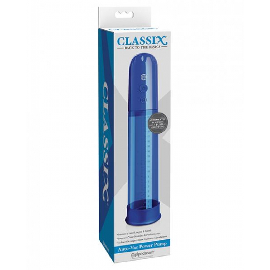 Classix Auto Vac Power Pump - Blue