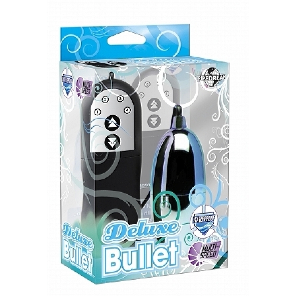 Deluxe Bullet Waterproof Vibe - Multi-Speed Blue