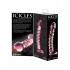 Icicles Hand Blown Glass Massager No 28 - Pink