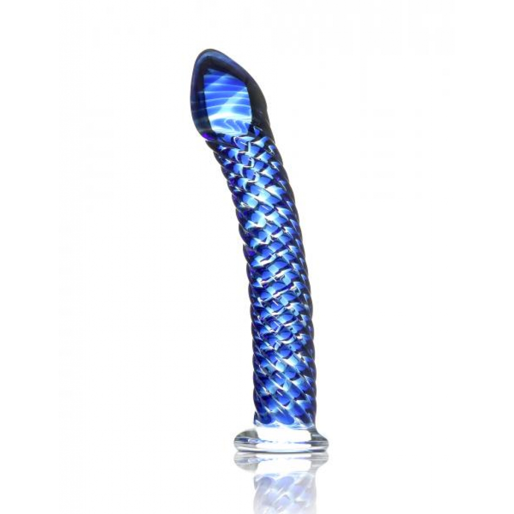 Icicles No. 29 Textured Glass Dildo - Elegant and Durable