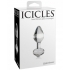 Icicles No 44 Glass Anal Plug 2.5 Inch - Clear