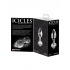 Icicles No 44 Glass Anal Plug 2.5 Inch - Clear