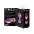 Elegant Handcrafted Pink Glass Butt Plug for Anal Play