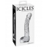 Icicles No 61 Glass Massagers G-Spot Dildo - Clear