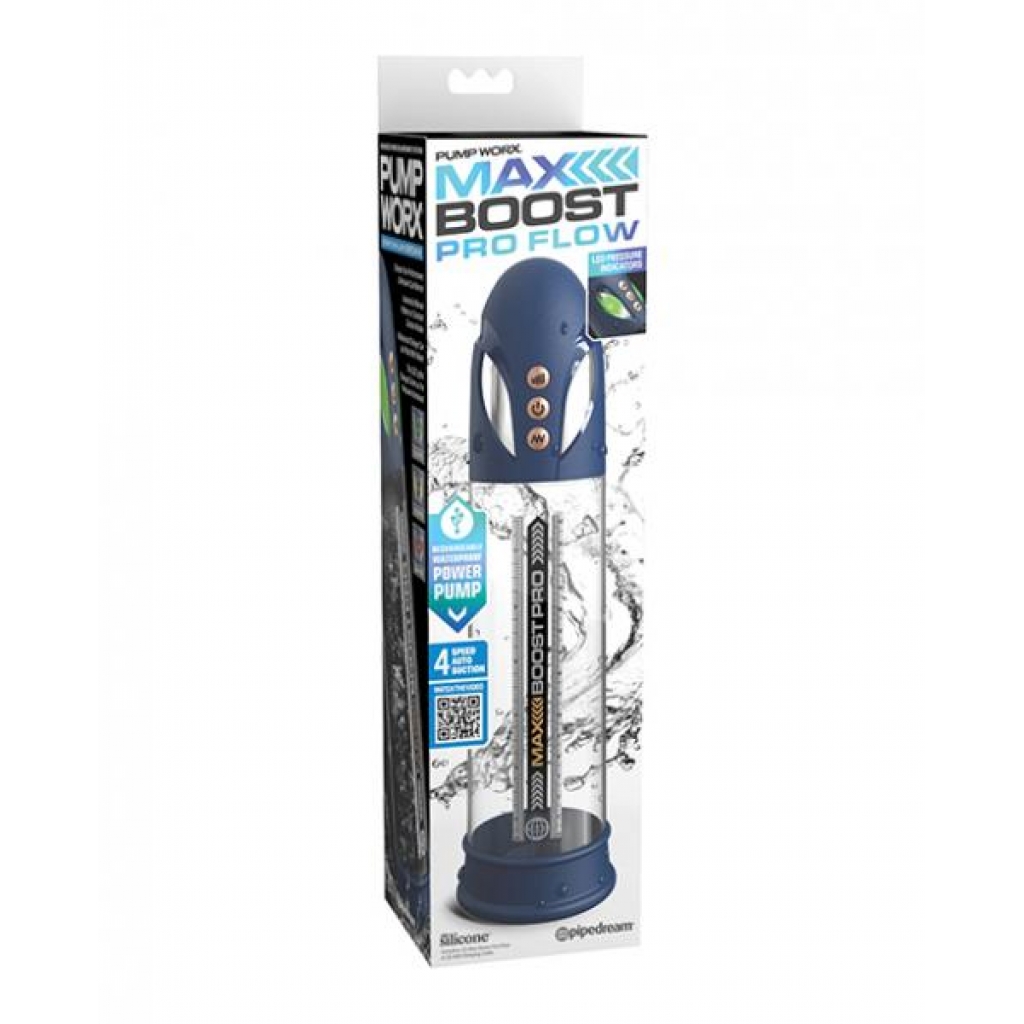 Pump Work Max Boost Pro - Blue/Clear