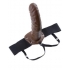 Fetish Fantasy 8 Inch Hollow Strap-On - Brown