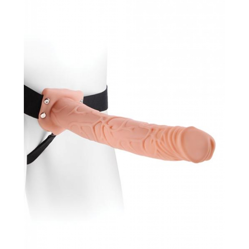 Fetish Fantasy 11 Inches Hollow Strap On - Beige