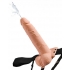 Fetish Fantasy 7.5 inches Hollow Squirting Strap On with Balls - Beige