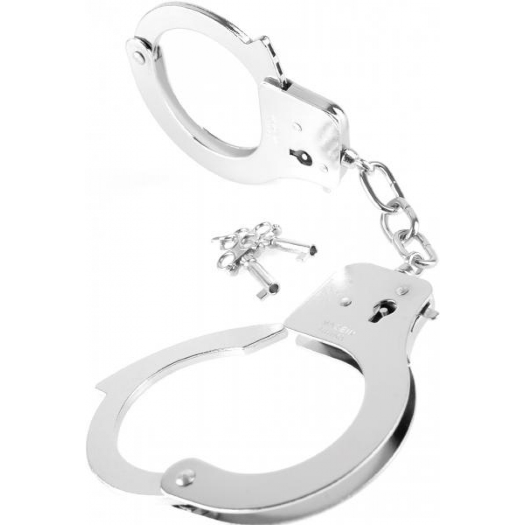 Fetish Fantasy Designer Metal Handcuffs - Silver