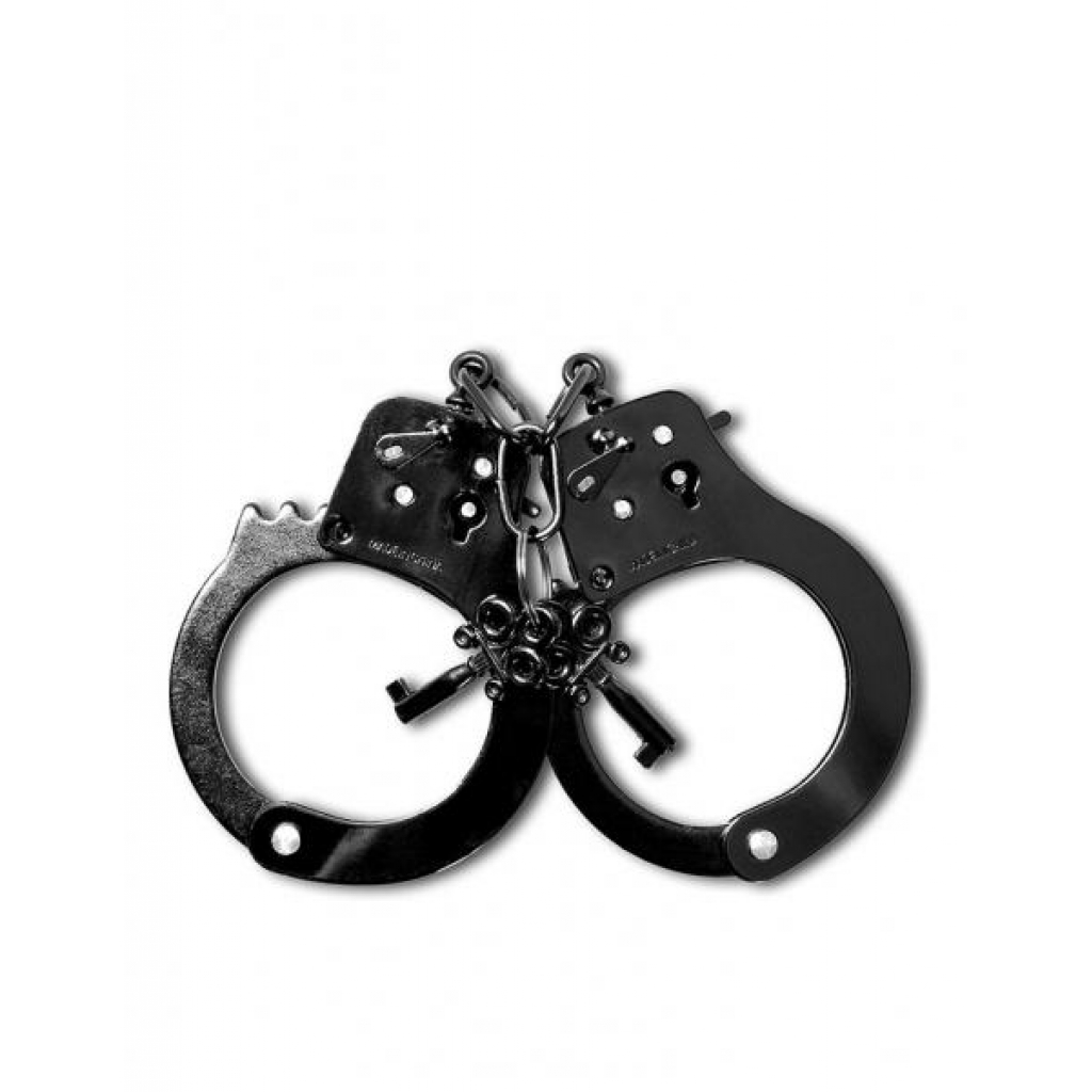 Fetish Fantasy Series Anodized Cuffs - Black - Ultimate Restraint