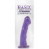 Basix Rubber Works 6.5-Inch Purple Dong with Suction Cup