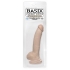 Basix Rubber Works 9 inches Suction Cup Dong in Beige