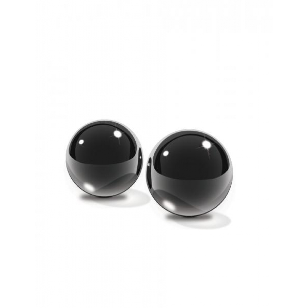 Limited Edition Black Glass Ben Wa Balls (Medium)