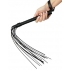 Deluxe Cat-O-Nine Whip - Black