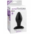 Anal Fantasy Large Silicone Plug - Black