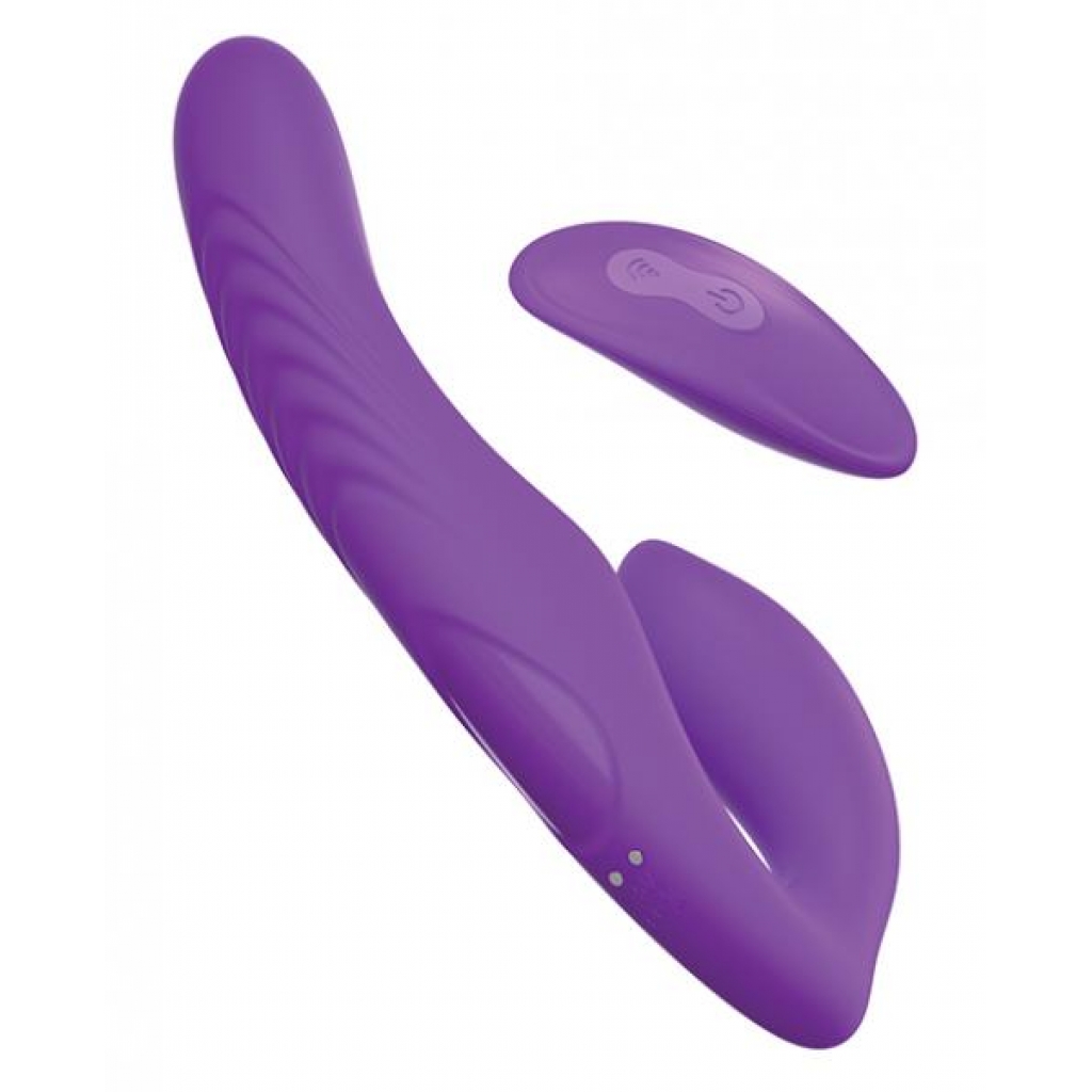 Fantasy For Her Ultimate Strapless Strap On Vibrator - Purple