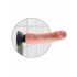 King Cock 9-Inch Vibrating Dildo - Beige