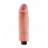 Realistic 10-Inch King Cock Vibrating Dildo in Beige